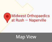 Midwest Orthopaedics - Naperville Map